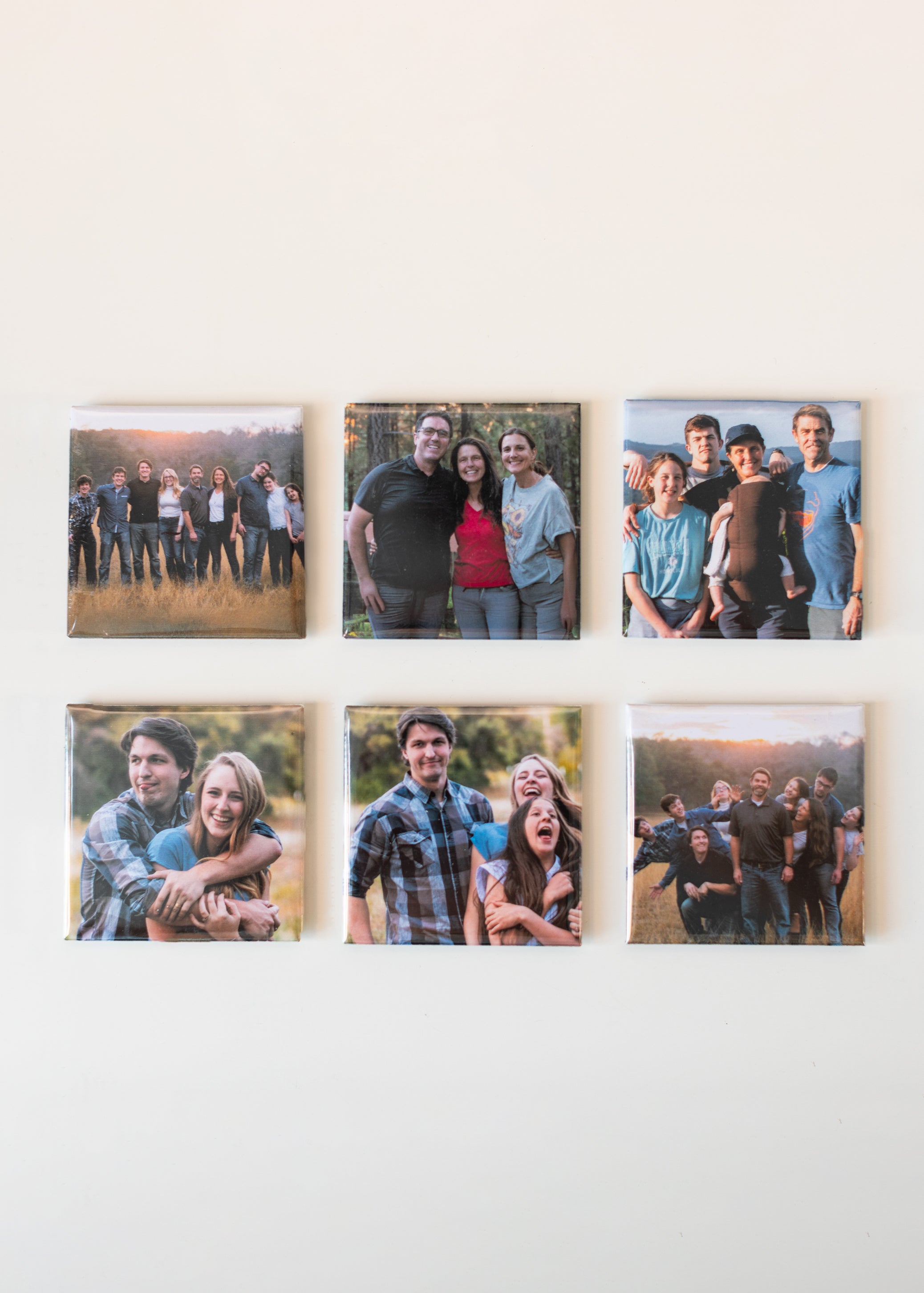 Family Metal Fridge Magnets