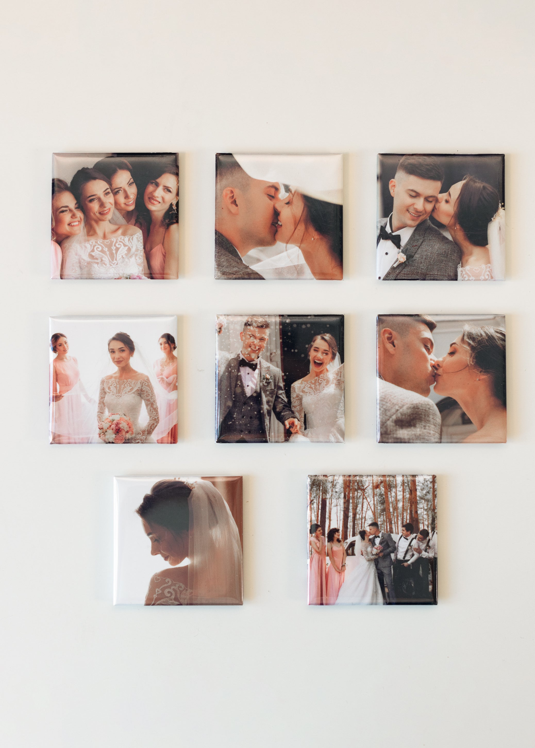 Wedding Metal Fridge Magnets