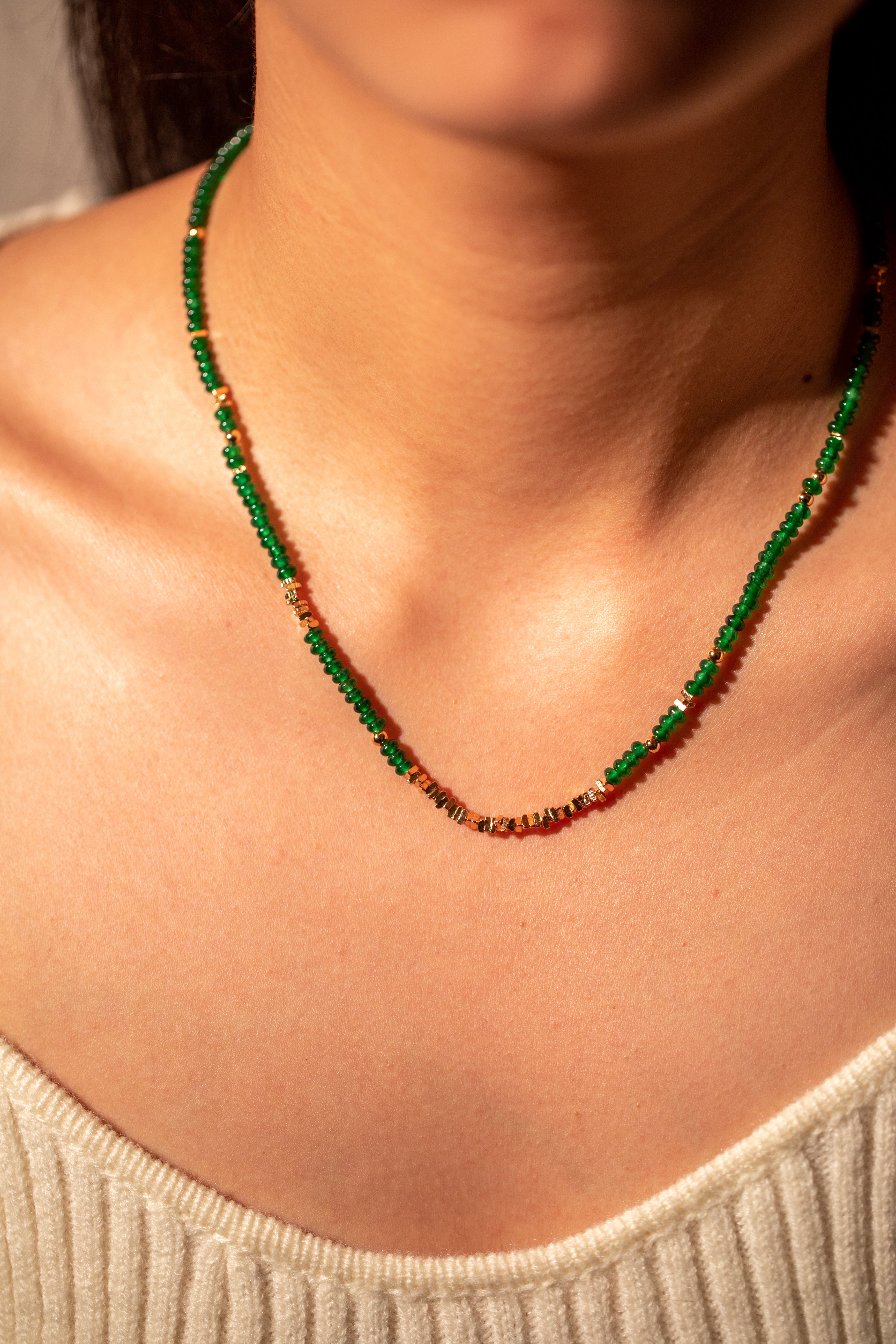 Forest Oasis Bead Necklace