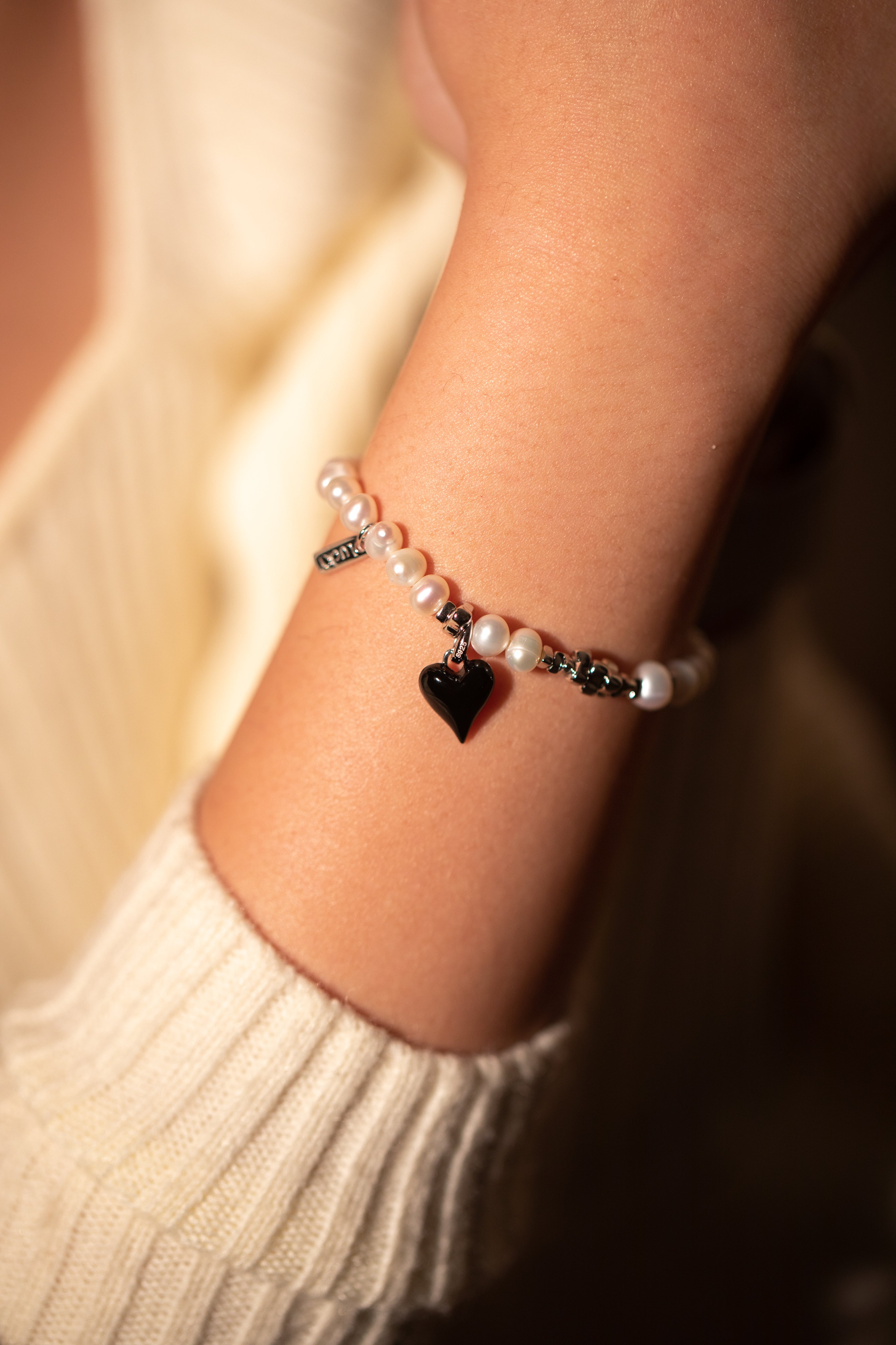 Sincere Heart Silver Charm Bracelet