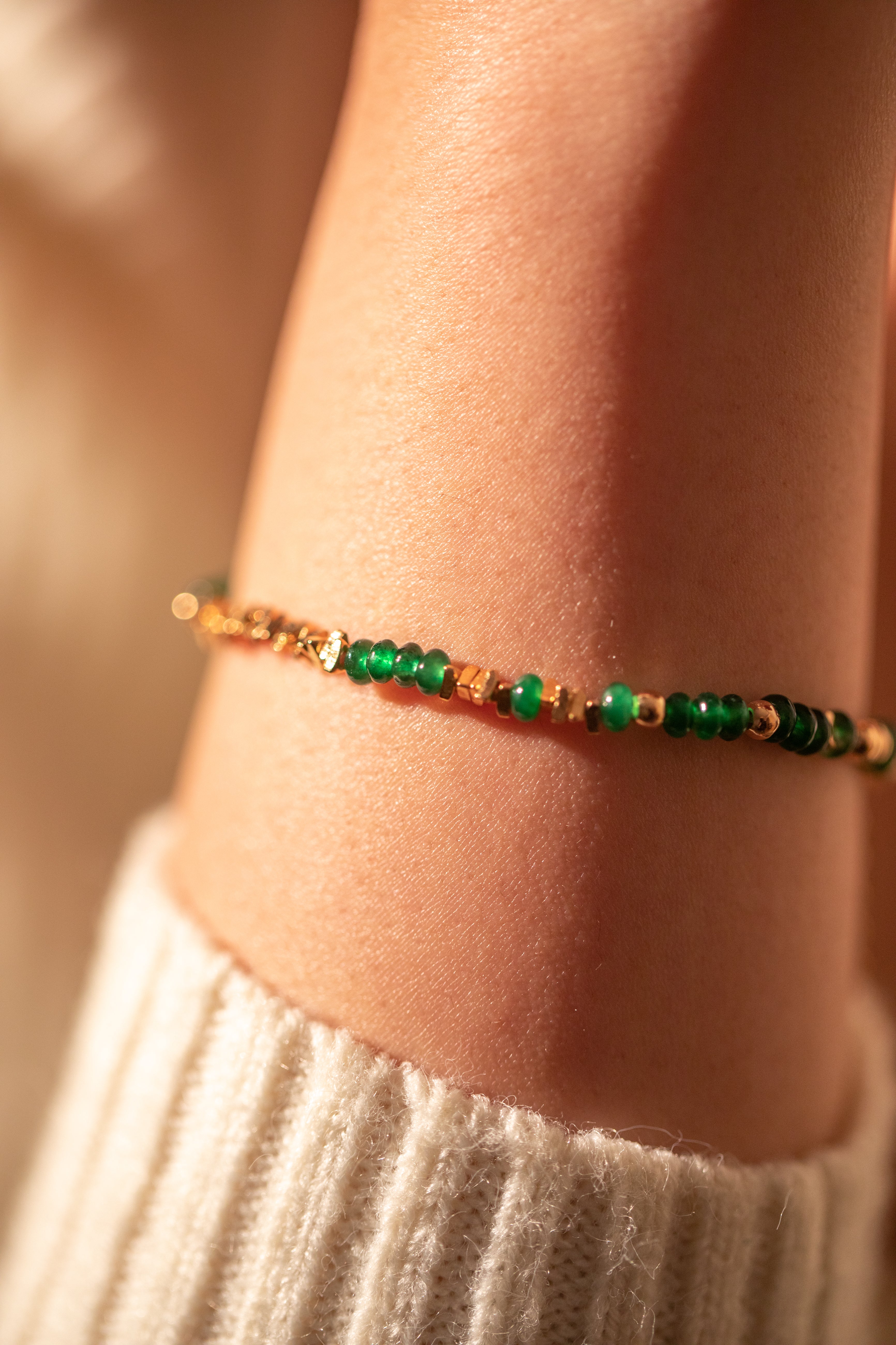 Forest Oasis Bead Bracelet