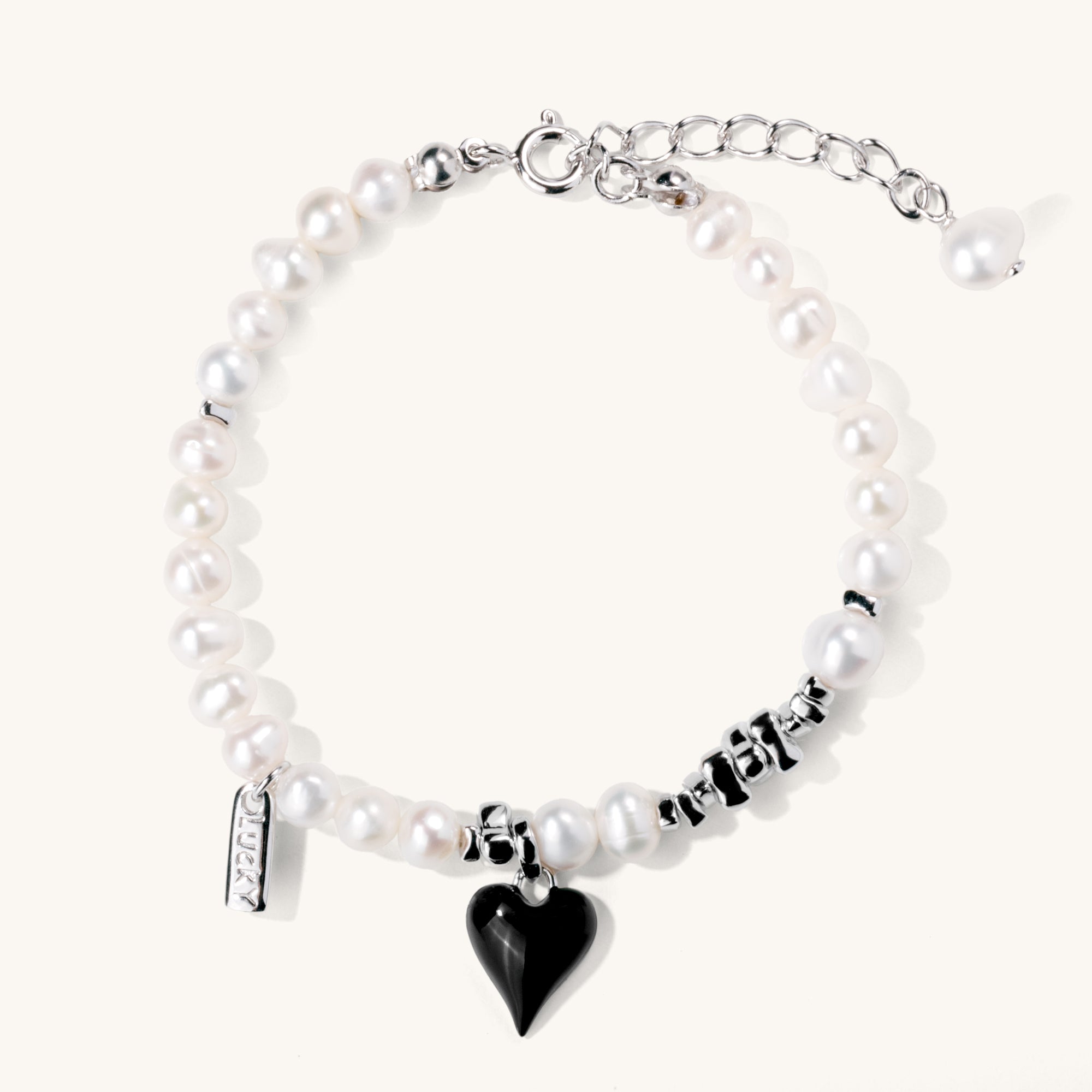 Sincere Heart Silver Charm Bracelet