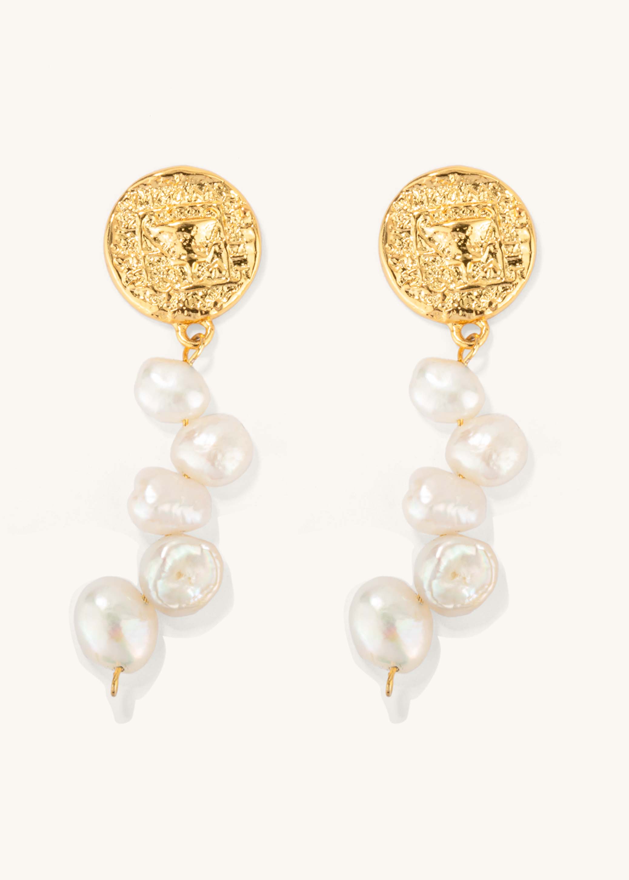 Noble Pearl Drop Earrings