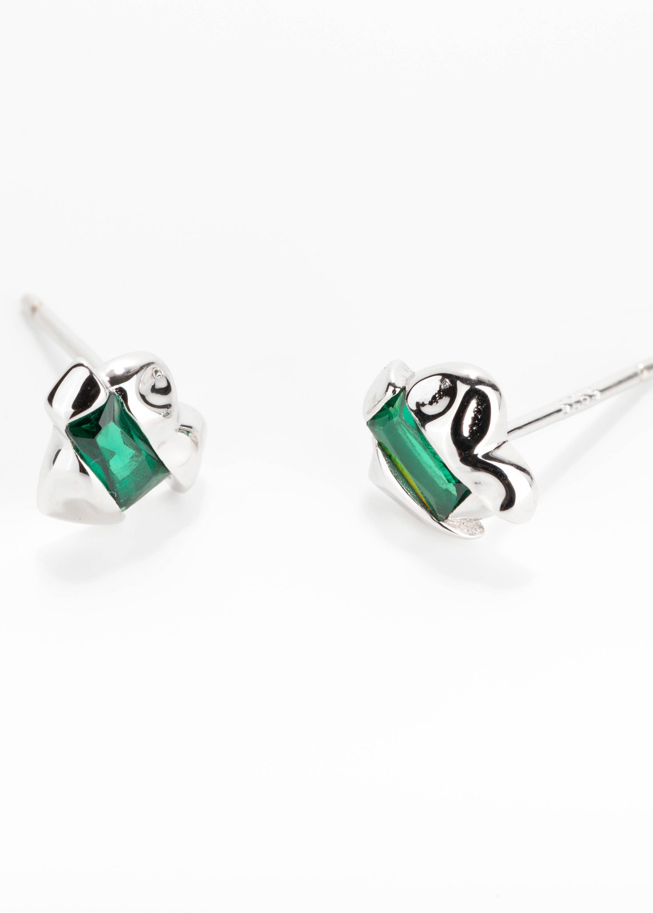 Silver Evergreen Earrings