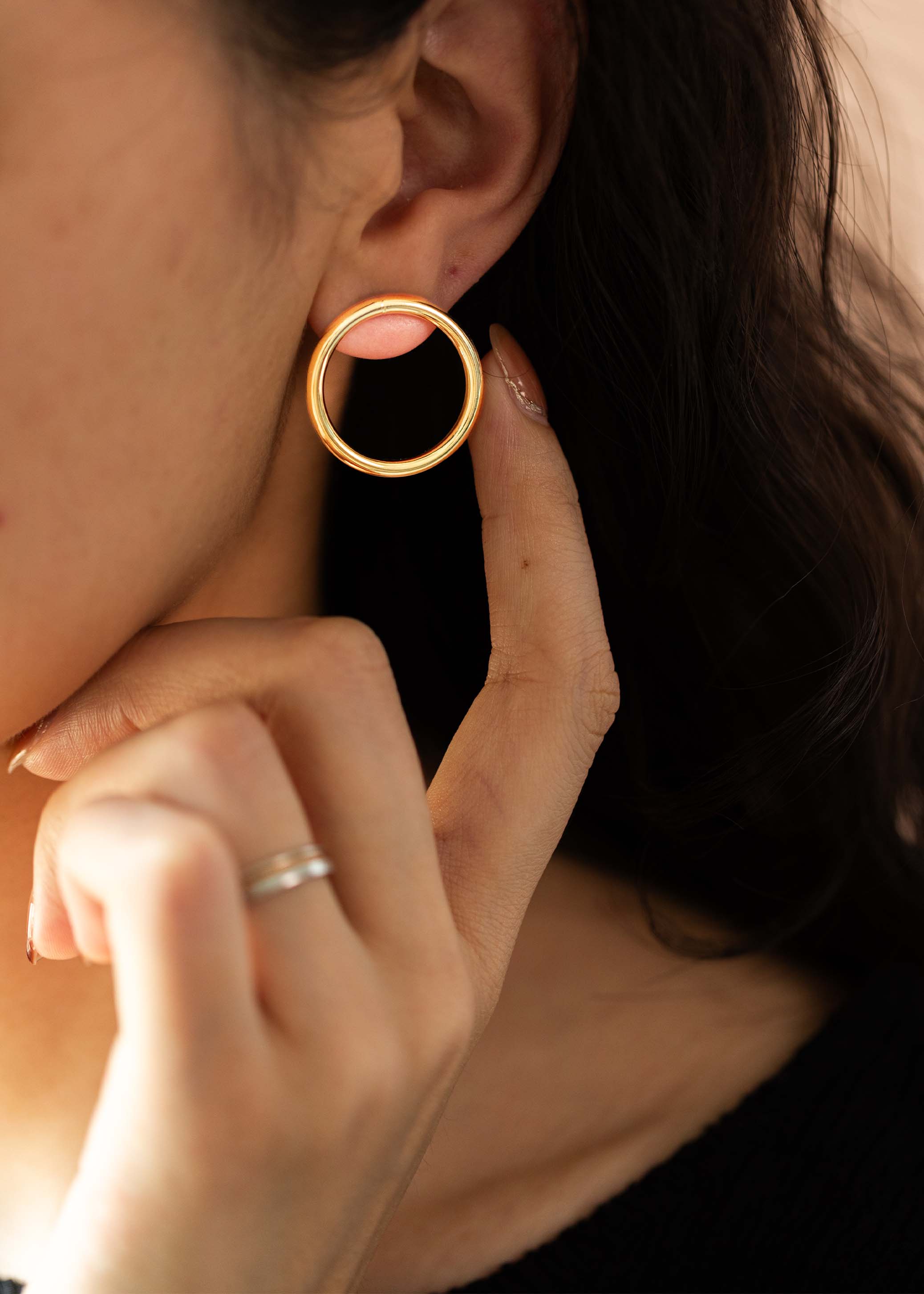 Halo Hoop Earrings