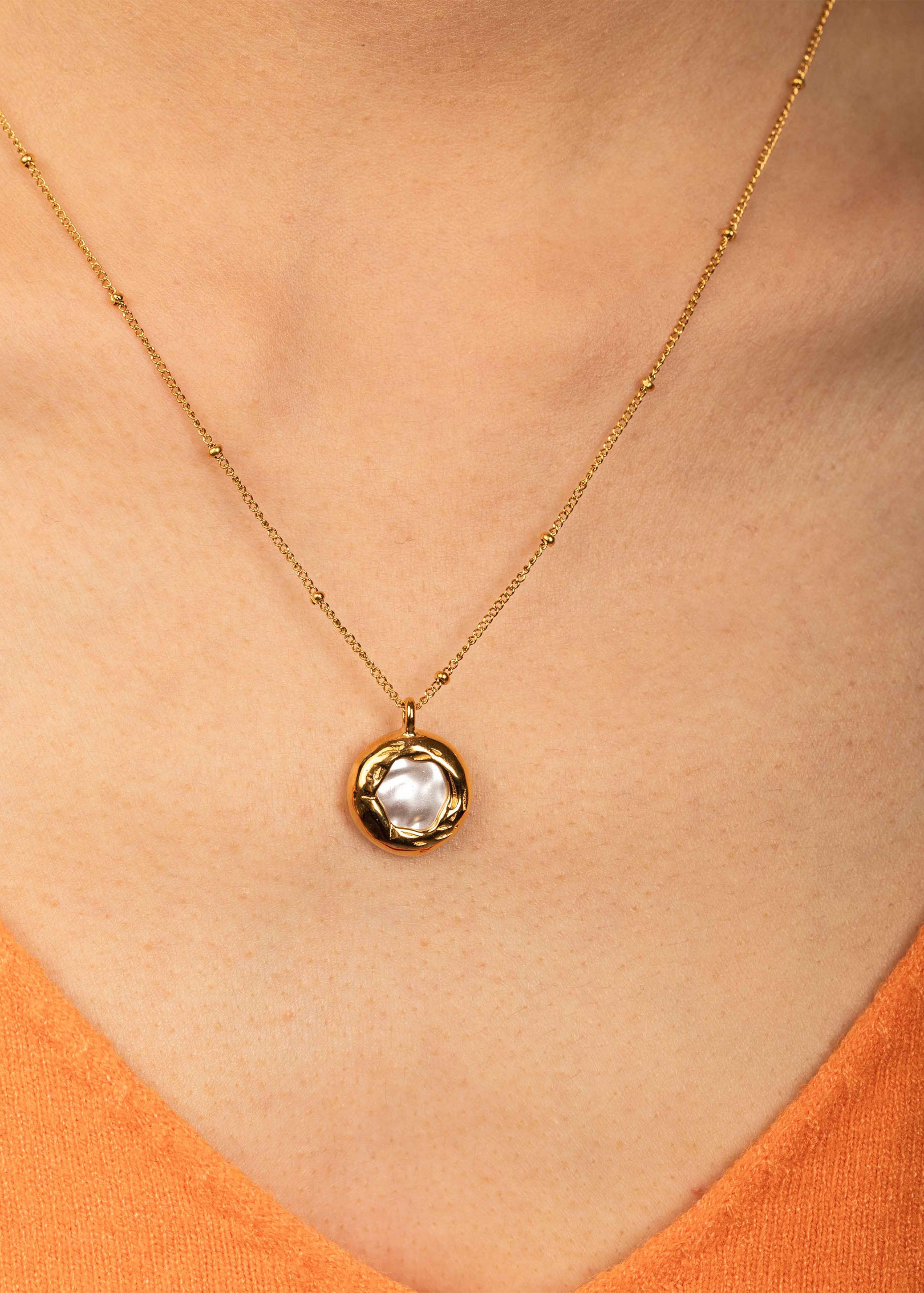 Lunar Seashell Necklace