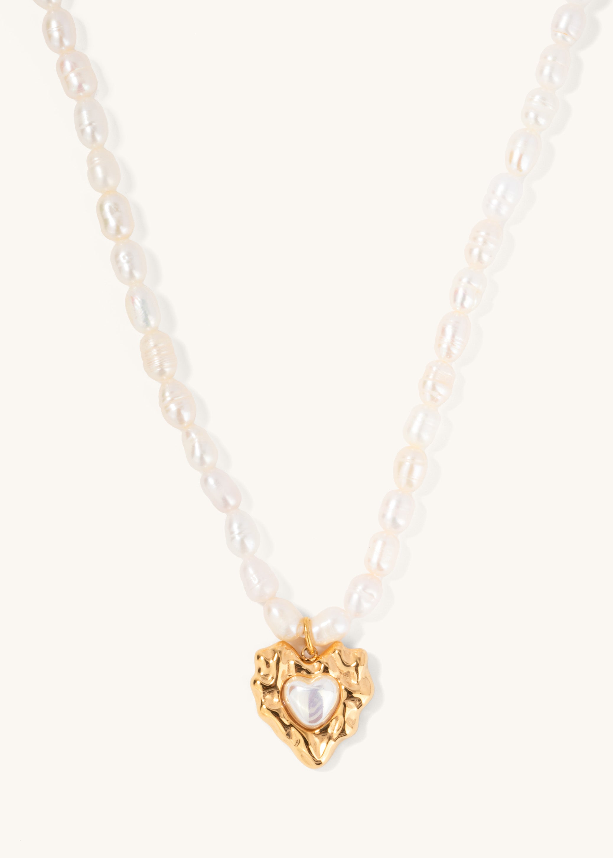 Heartfelt Pearl Necklace