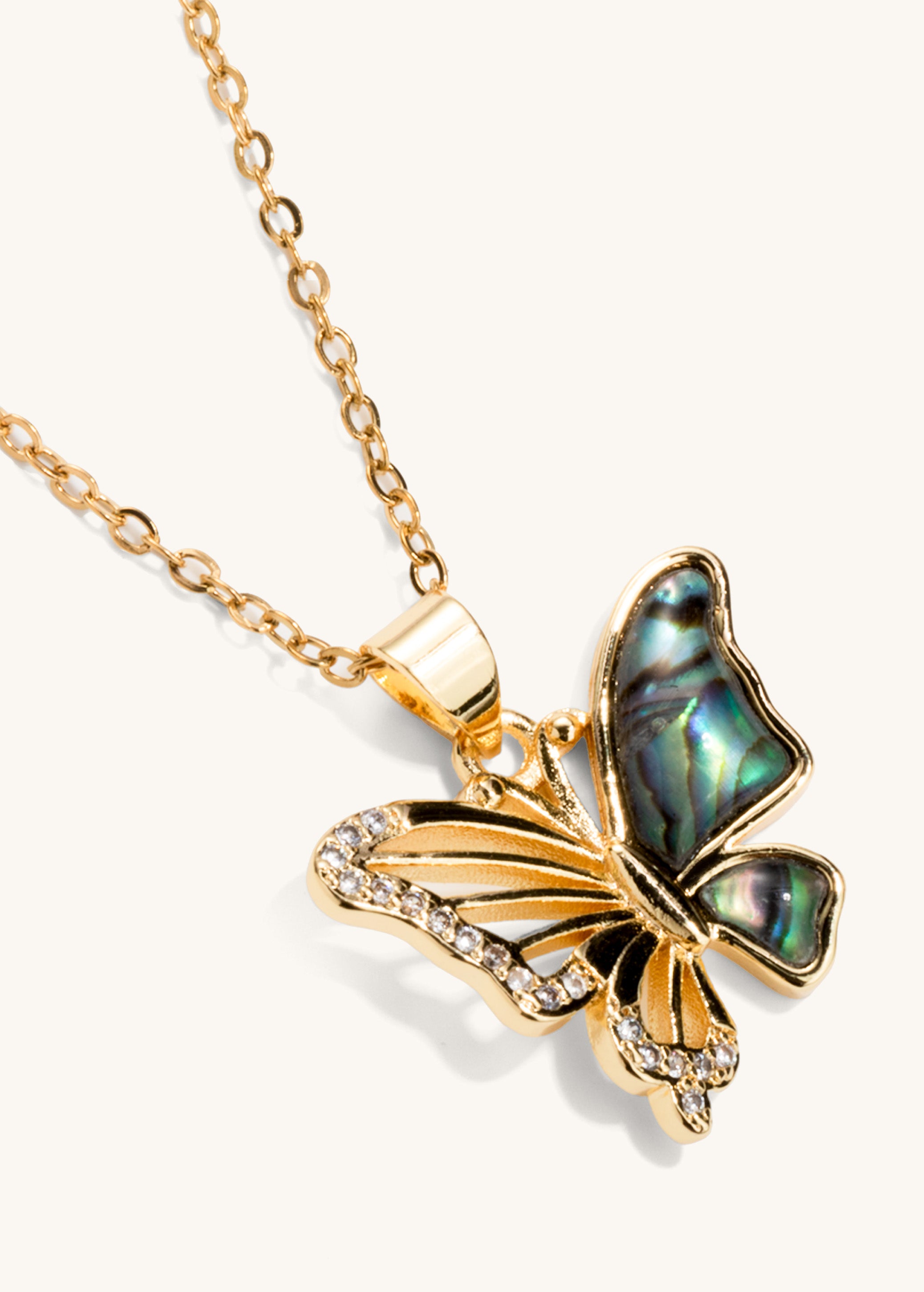 Aurora Butterfly Necklace