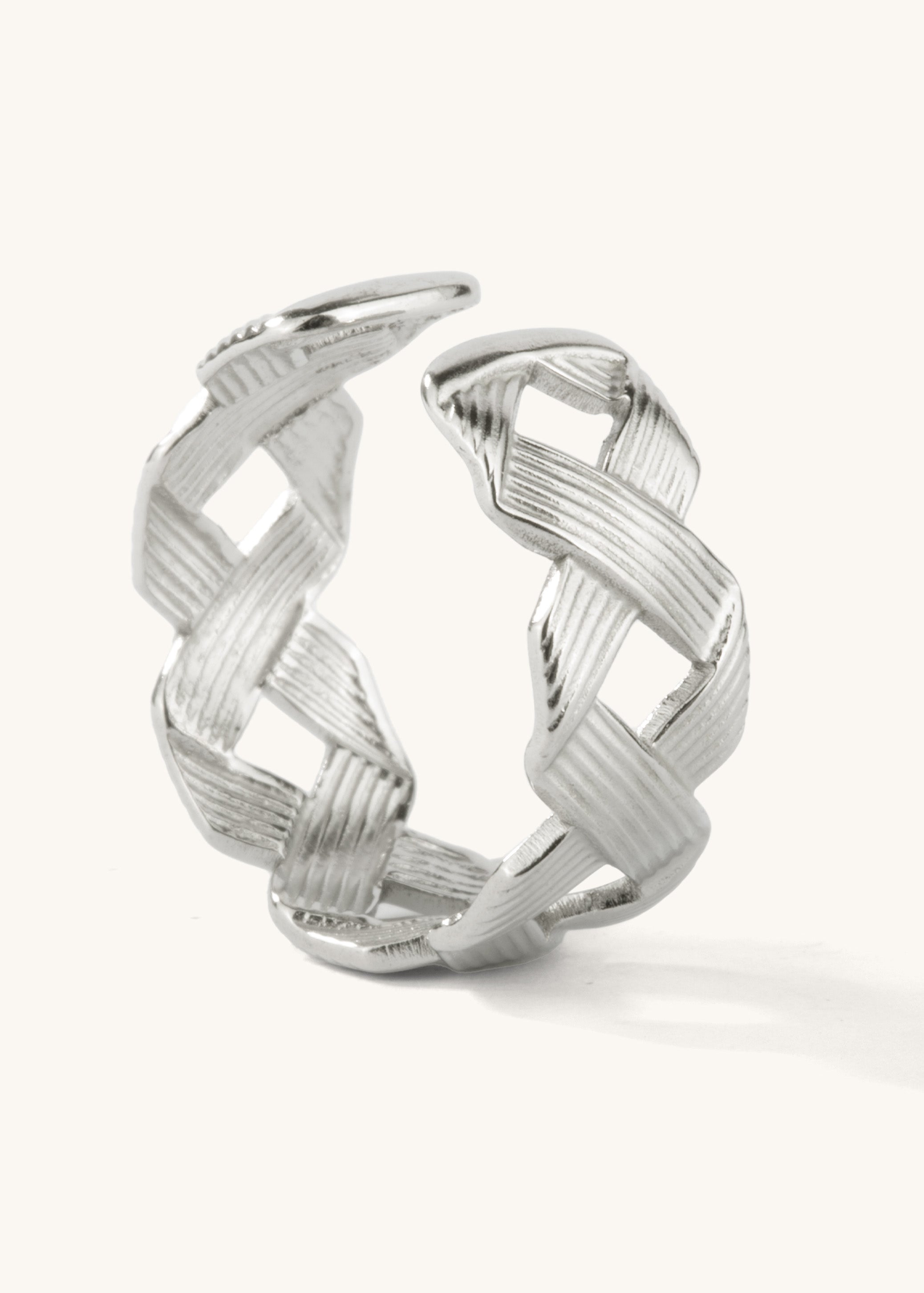 Silver Eternal Knot Ring