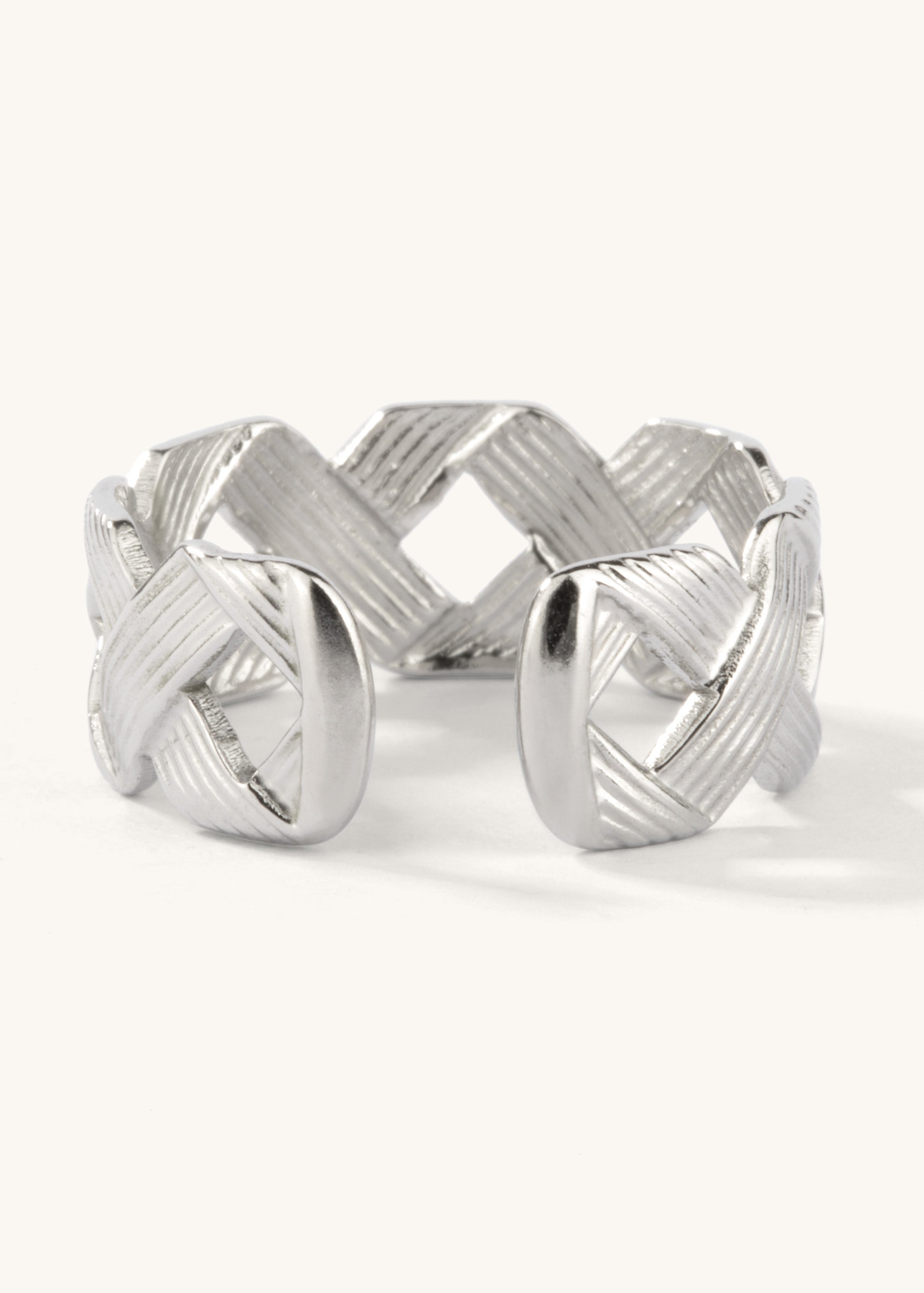 Silver Eternal Knot Ring