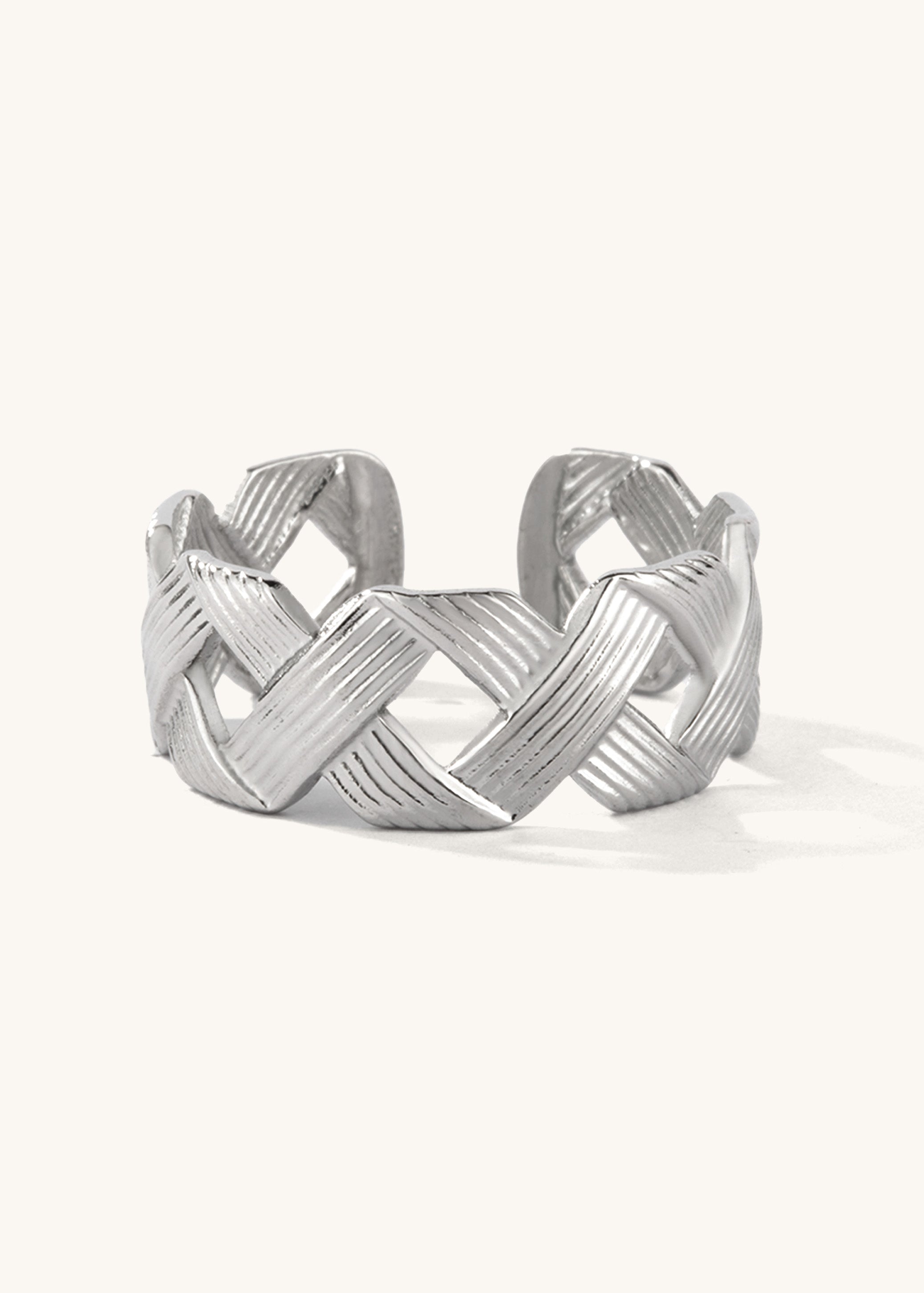 Silver Eternal Knot Ring