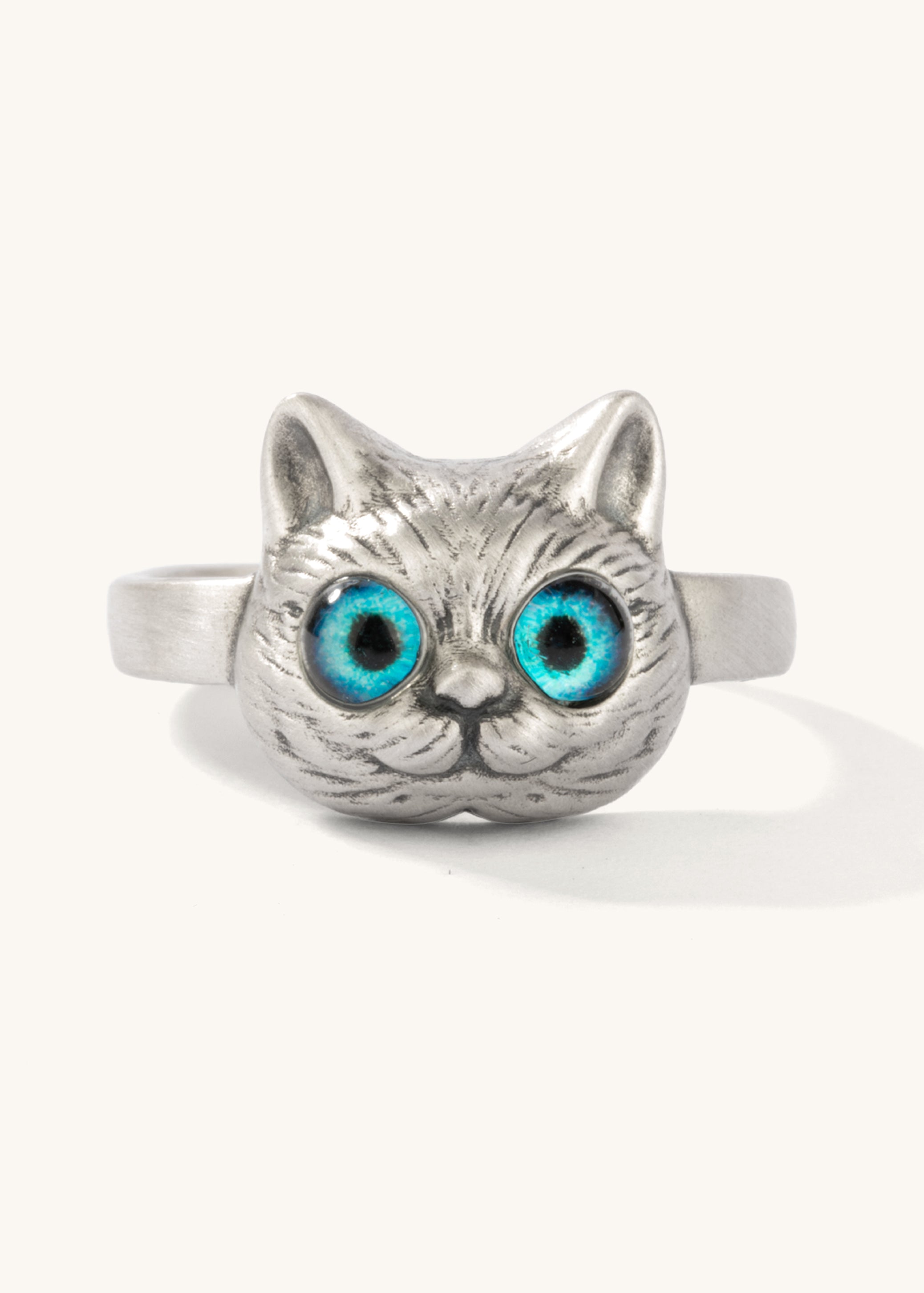 Blue Eye Cat Ring